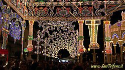 Processione del Quadro ed accensione  Luminarie (2013)