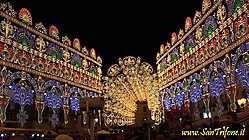 Processione del Quadro ed accensione  Luminarie (2013)