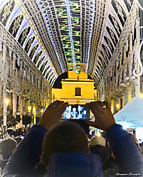 Luminarie a San TRIFONE - day and night