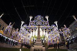 Luminarie a San TRIFONE - day and night