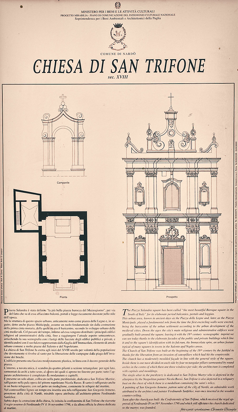 Chiesa San TRIFONE - Piazza Salandra