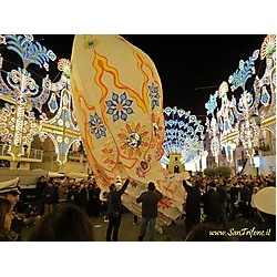 Festa Patronale 2012 - il Quadro, le Luminarie e la Mongolfiera